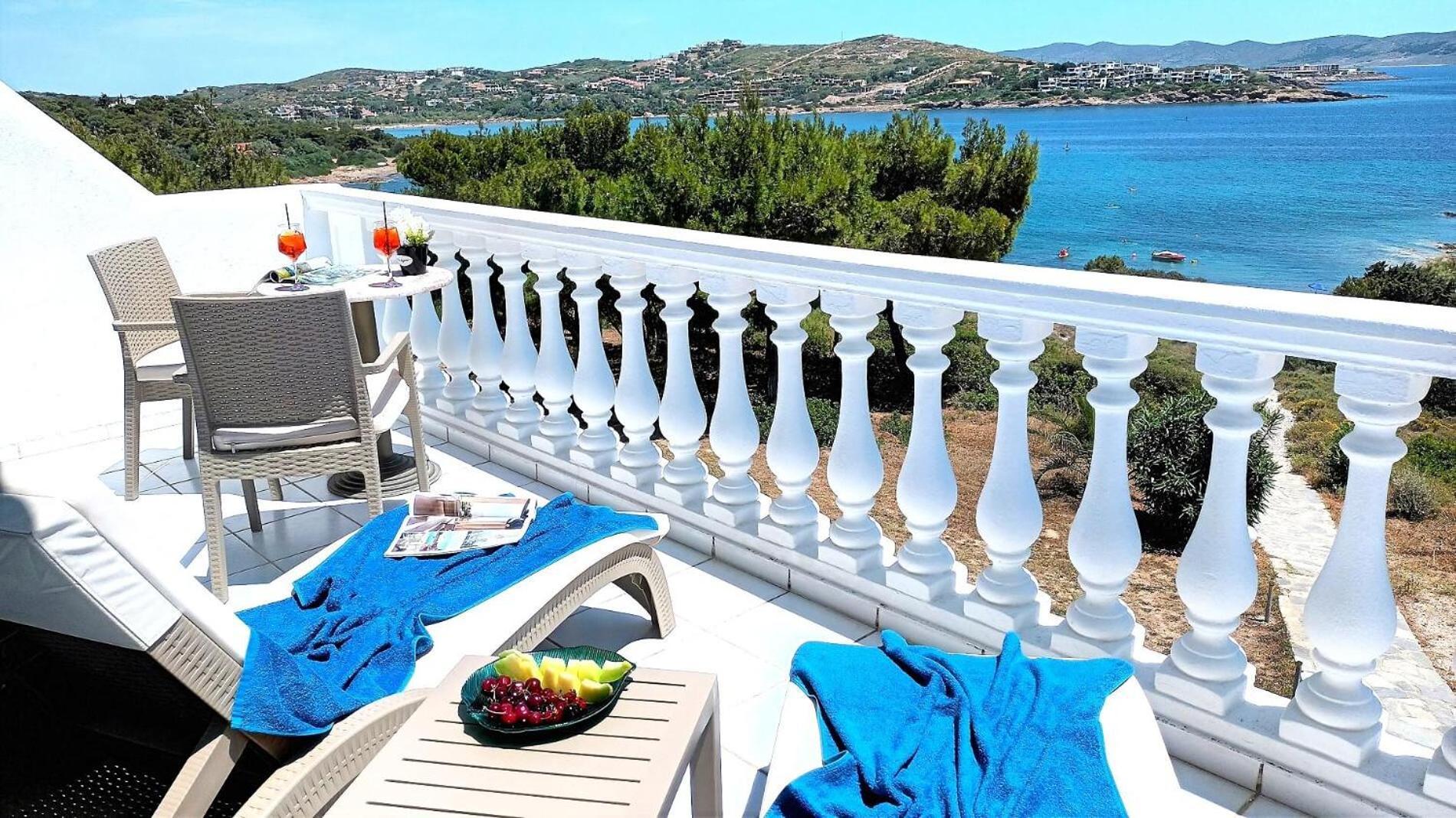 Villa Dea Del Mare Complex In Front Of The Sea. Kap Kap Sounion Exterior foto